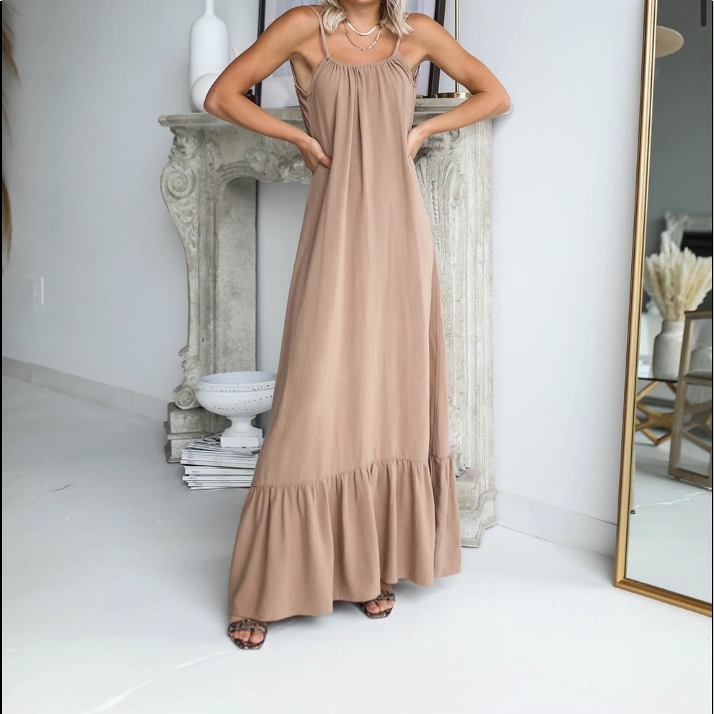 BLACK candidly Chan open back dress in S
